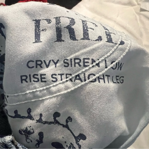 Free People CRVY Siren Low Rise Straight Leg Jeans - Picture 11 of 11